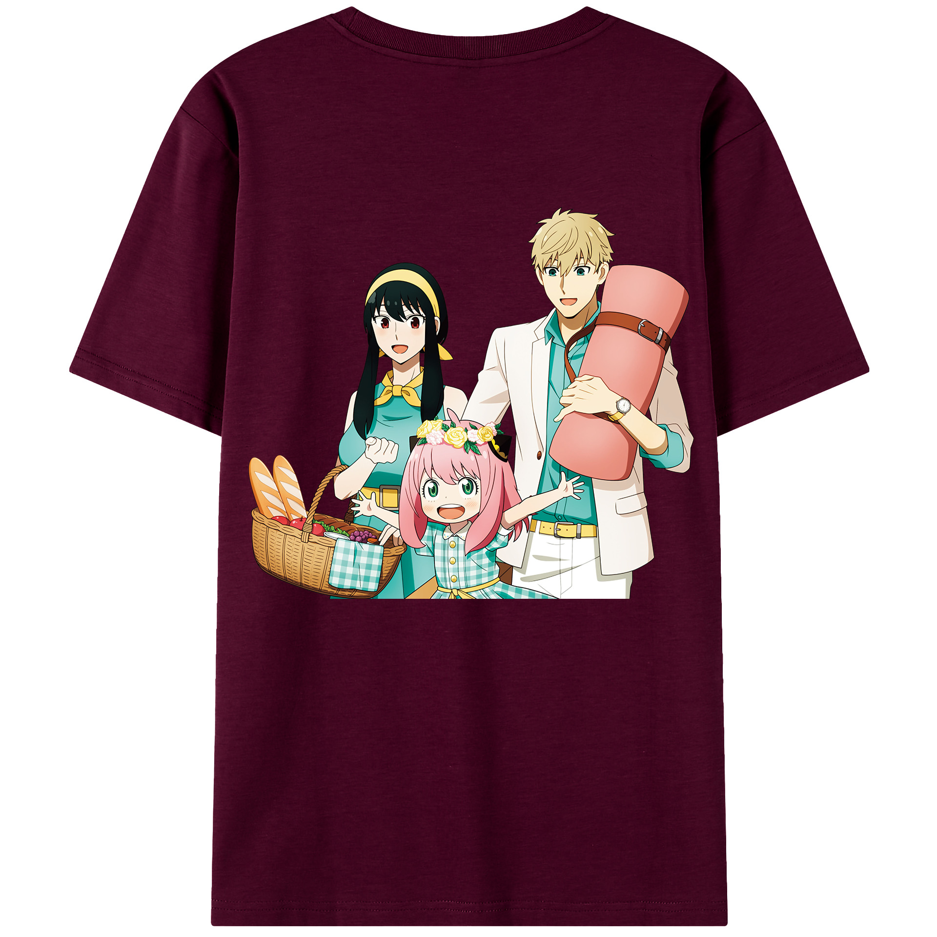 （画像用） SPY×FAMILY间谍家家酒 レディース半袖Tシャツ(バックプリント)